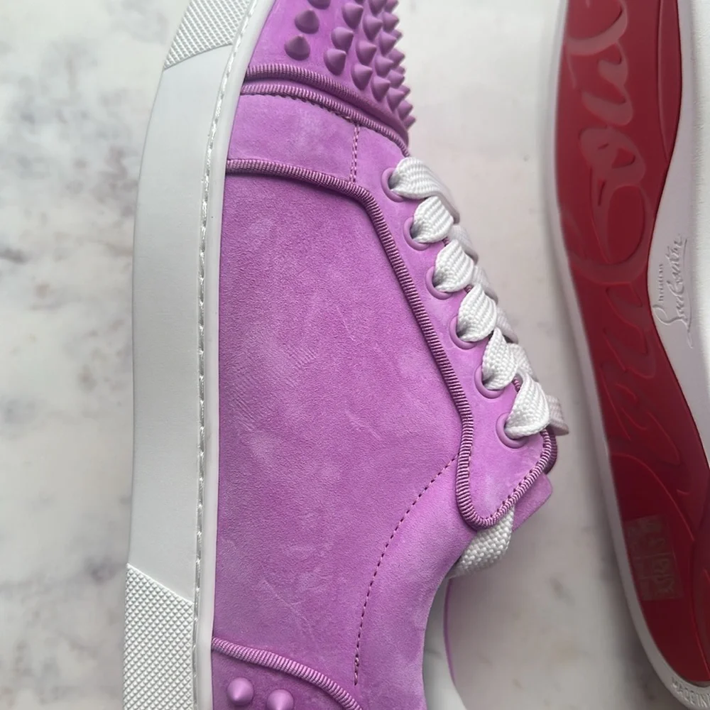 Christian Louboutin Vieira 2 Sneaker Peony size 38 NEW - Picture 11 of 12